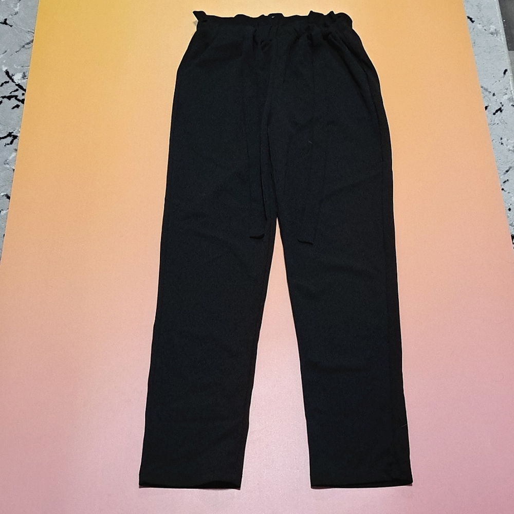 Indero Paperbag Waist Belted Pants